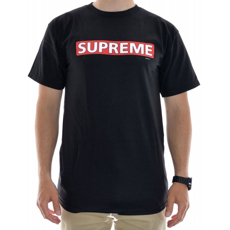 black supreme t shirt