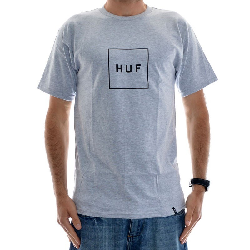 huf box logo t shirt